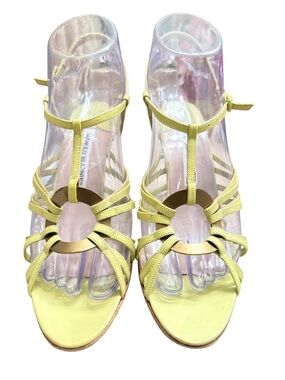 MANOLO BLAHNIK VINTAGE STRAPPY SANDALS